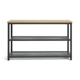 Argos Home Loft Living 3 tier shoe rack oak and black, UK version