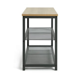 Argos Home Loft Living 3 tier shoe rack oak and black, UK version