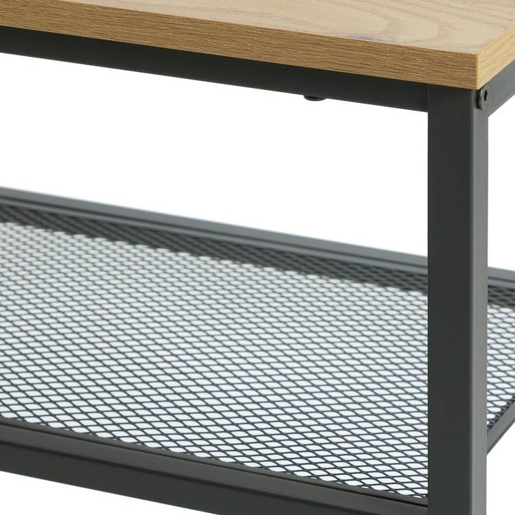 Argos Home Loft Living 3 tier shoe rack oak and black, UK version