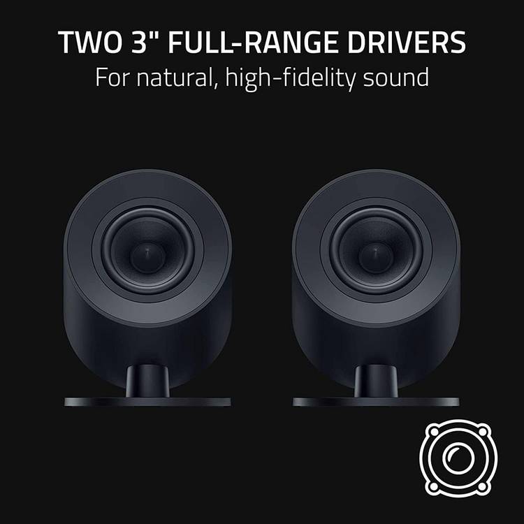 Razer Nommo V2 X black gaming speaker set, UK version