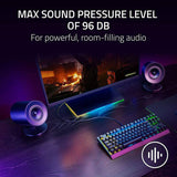 Razer Nommo V2 X black gaming speaker set, UK version