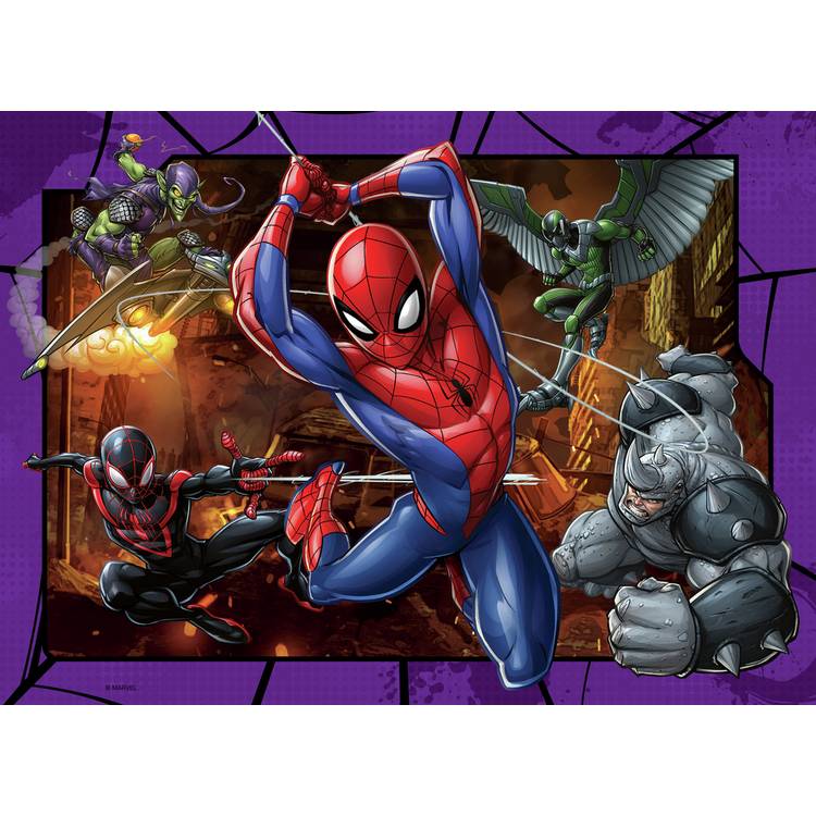 Ravensburger Spider-Man 4x100 piece puzzle - British product