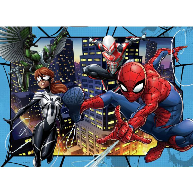 Ravensburger Spider-Man 4x100 piece puzzle - British product