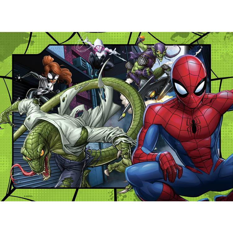 Ravensburger Spider-Man 4x100 piece puzzle - British product