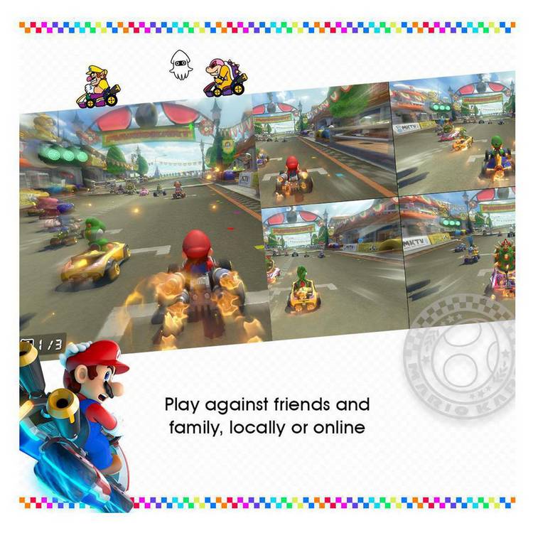 Nintendo Mario Kart 8 Deluxe Switch game imported from the UK