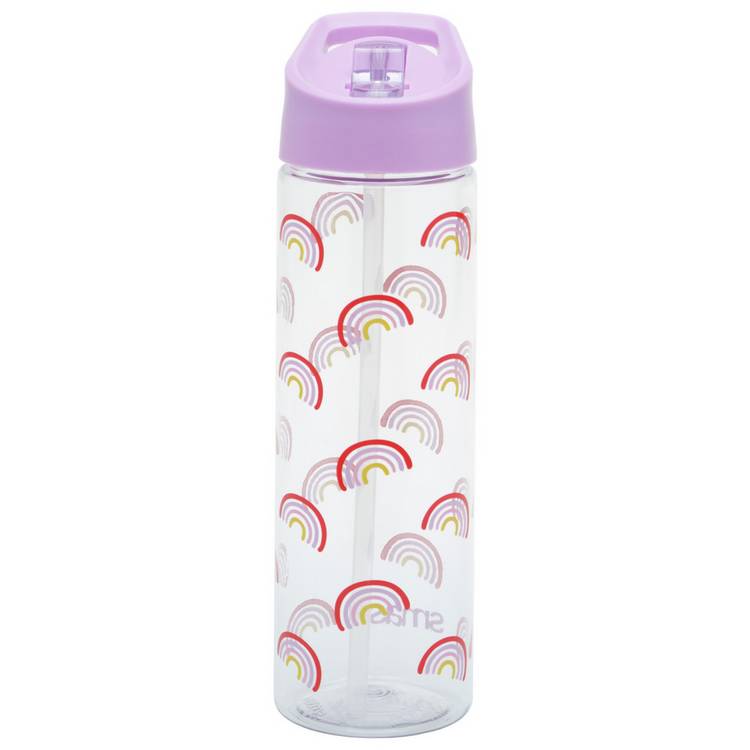 Smash rainbow sipper water bottle 700ml - British product