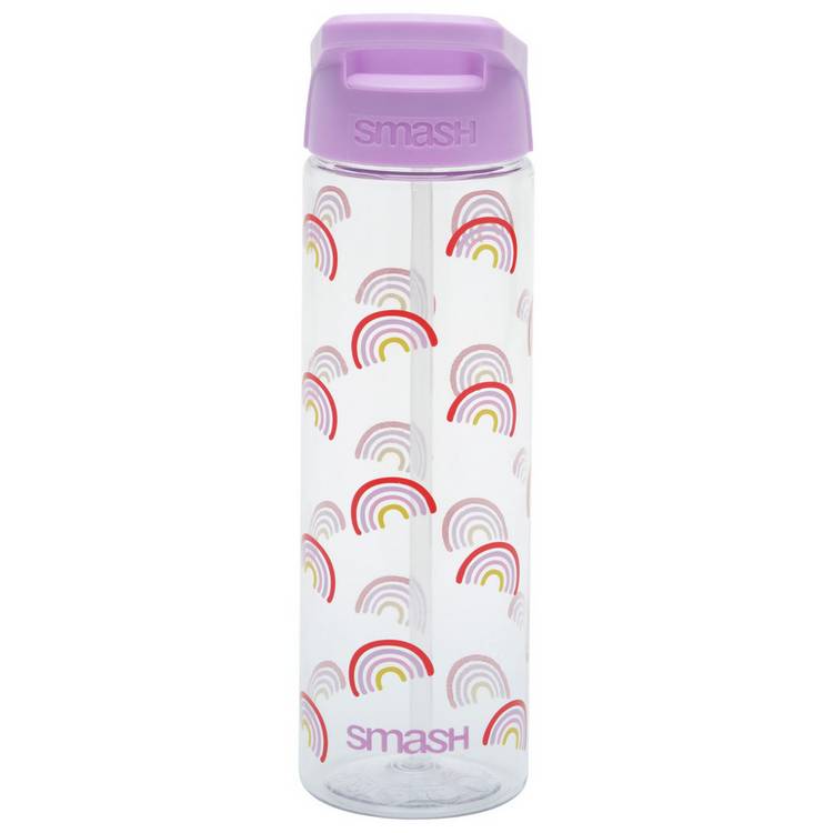 Smash rainbow sipper water bottle 700ml - British product