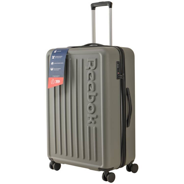 Reebok large hard trolley case eight wheels (British brand)