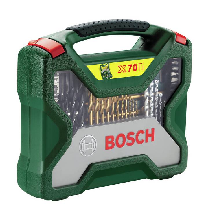 Bosch 70 piece X-Line drill bit set, UK version