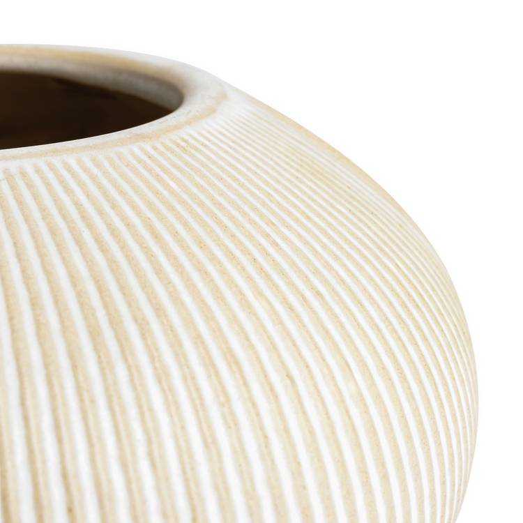 Habitat ribbed ceramic vase - British product