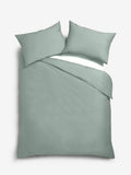 Green Sage Plain Duvet Cover Set, UK version