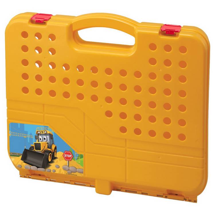 JCB My First Workbench toy with over 60 pieces - British product