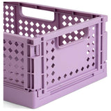 Habitat 4L folding crates mauve, UK version
