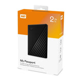Western Digital My Passport portable hard drive 2TB (British brand)