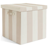 Argos Habitat 40cm Fabric Storage Box with Lid Natural Stripe- Buy online at McGrocer