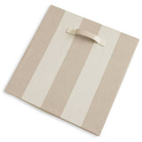 Habitat 40cm fabric storage box with lid in natural stripe, from British brand