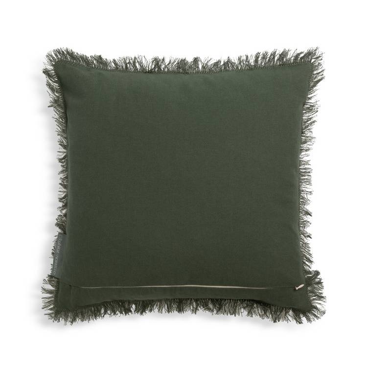 Habitat x Morris & Co. Sunflower cushion in grey, 43cm, imported from the UK