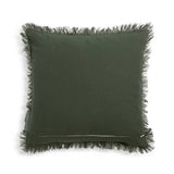 Habitat x Morris & Co. Sunflower cushion in grey, 43cm, imported from the UK