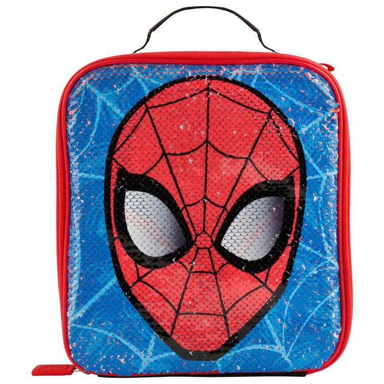Spiderman reverse sequin lunch bag, UK version