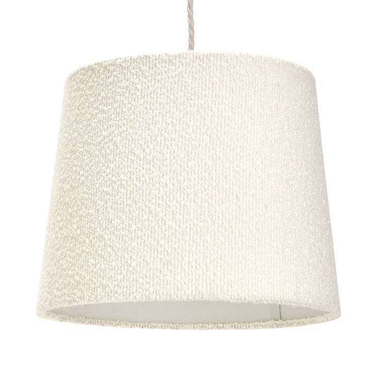 Habitat lampshade boucle cream 32.5cm (British brand)