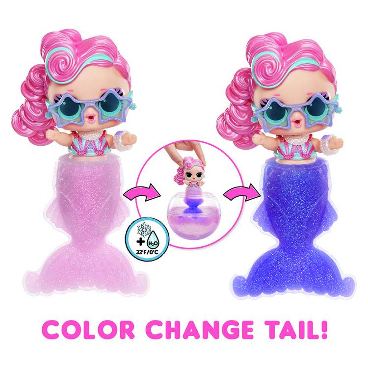 L.O.L. Surprise Mermaids Tots color change tail, imported from the UK