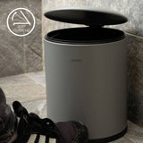 Addis grey 5 litre bathroom pedal bin - British product