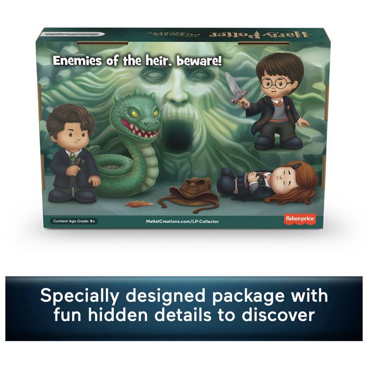 Little People Collector Harry Potter Chamber of Secrets 4 figures, imported from the UK