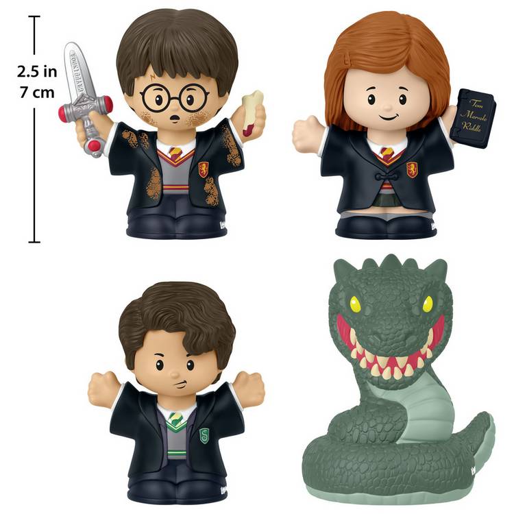 Little People Collector Harry Potter Chamber of Secrets 4 figures, imported from the UK