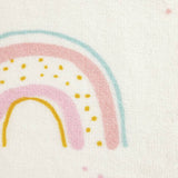 Argos Home rainbow fleece toddler bedding set, imported from the UK