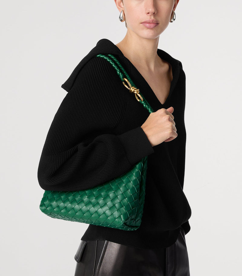Bottega Veneta Andiamo small leather top-handle bag, UK version