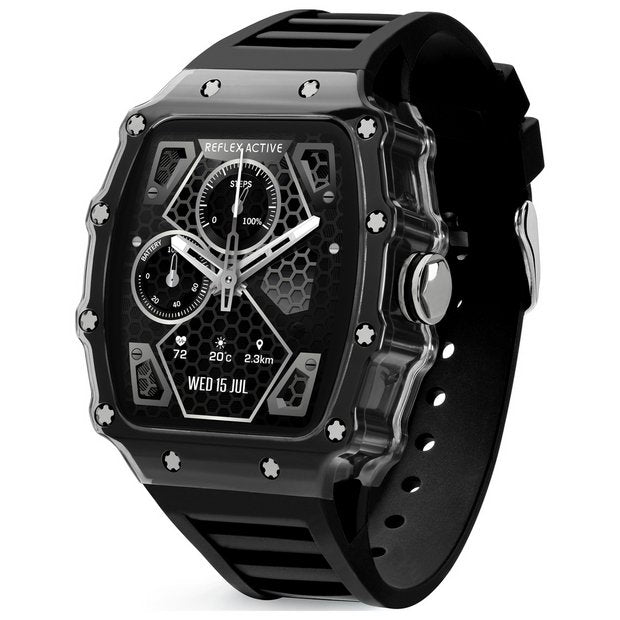 Reflex Active Nexus black strap calling smartwatch (British brand)