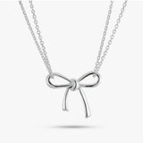 Revere sterling silver bow necklace 46cm, UK version