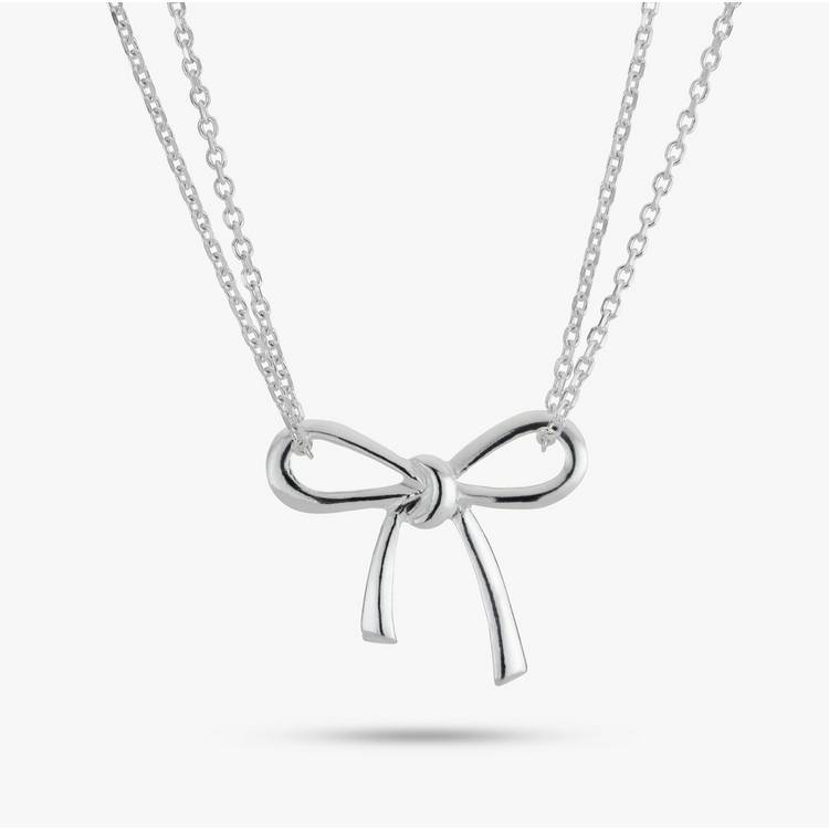 Revere sterling silver bow necklace 46cm, UK version