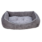 Argos Grey Cord Square Pet Bed - Medium- Buy online at McGrocer