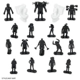 Skibidi Toilet Battle Bucket Set with 20 figures, imported from the UK