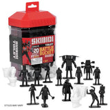 Skibidi Toilet Battle Bucket Set with 20 figures, imported from the UK