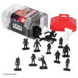 Skibidi Toilet Battle Bucket Set with 20 figures, imported from the UK