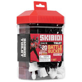 Skibidi Toilet Battle Bucket Set with 20 figures, imported from the UK