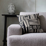 Argos Habitat Industrial Printed Cushion Monochrome 43x43cm- Buy online at McGrocer