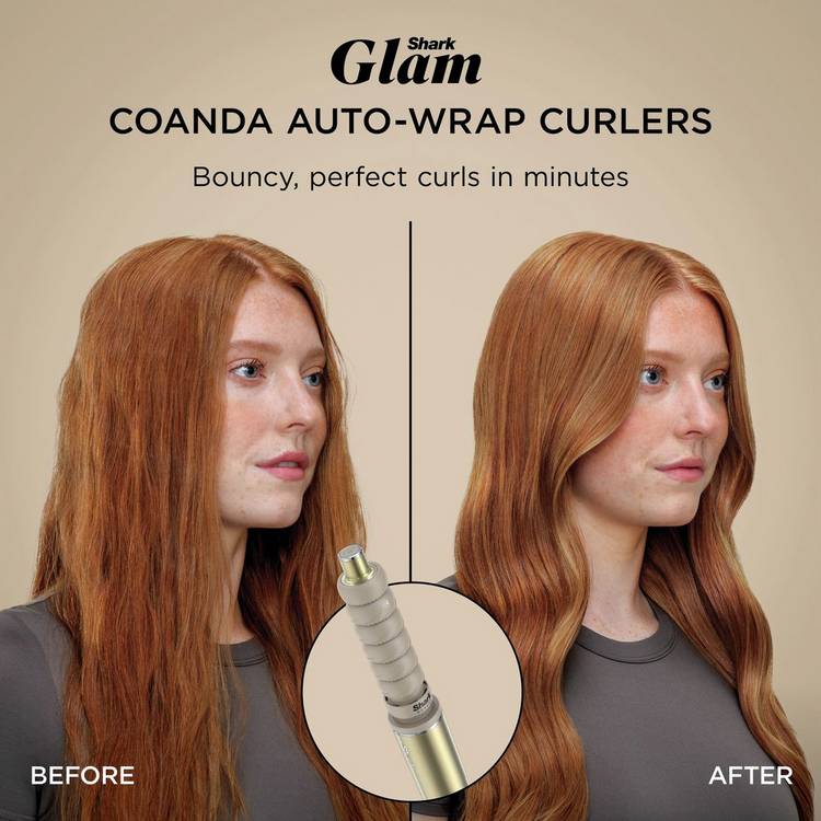 Shark Glam hair styler Straight & Waves, imported from the UK