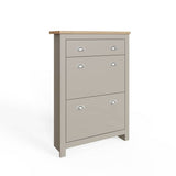 GFW shoe storage cabinet grey 108cm, imported from the UK