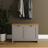 Argos Lancaster 2 Door Shoe Cabinet Grey- Buy online at McGrocer