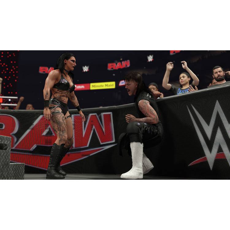 WWE 2K25 PS5 game disc, imported from the UK