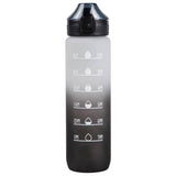 Grey ombre tracker sipper water bottle 1 litre (British brand)