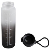 Grey ombre tracker sipper water bottle 1 litre (British brand)