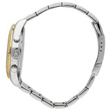 Maserati Competizione watch 43mm silver dial two tone bracelet - British product