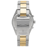 Maserati Competizione watch 43mm silver dial two tone bracelet - British product
