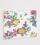 Dolce&Gabbana calfskin floral print card holder, imported from the UK