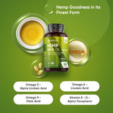 WeightWorld hemp seed oil softgels 180 count, imported from the UK