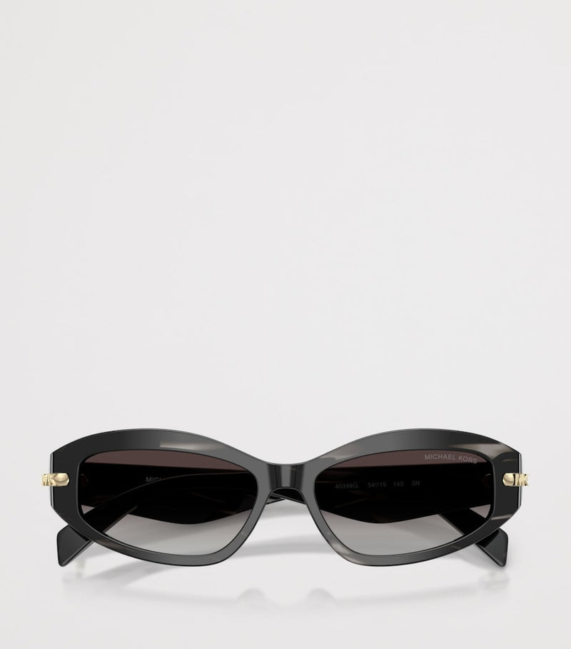 Michael Kors Wilmington acetate sunglasses gold logo, imported from the UK